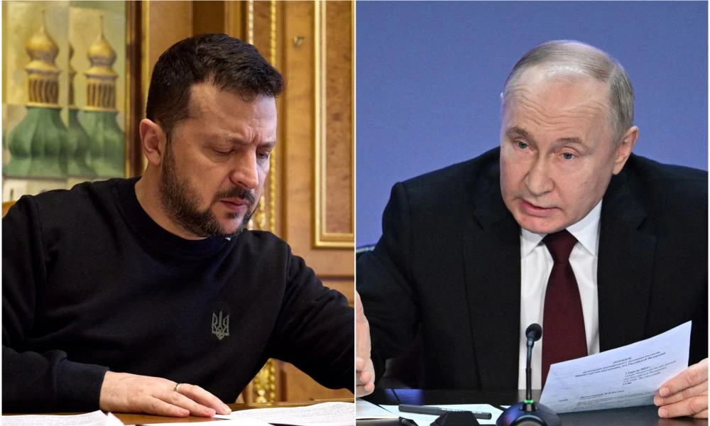 Ζελένσκι: Συγκρίνει τον Πούτιν με τον Χίτλερ - "Δεν πρέπει να τον εμπιστευόμαστε"